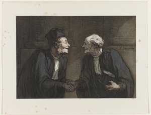 To advokater: håndtrykket To advokater: håndtrykket. av Honoré Daumier