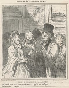 Foran maleriet av M. G. Moreau av Honoré Daumier