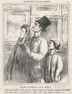 Foran M. Manets maleri av Honoré Daumier