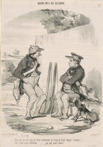 Å si at jeg ikke kunne skyte ... av Honoré Daumier