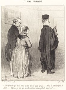 Å si... at vi har en sønn som er... en advokat... av Honoré Daumier