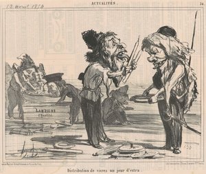 Matutdeling på en ekstra dag av Honoré Daumier