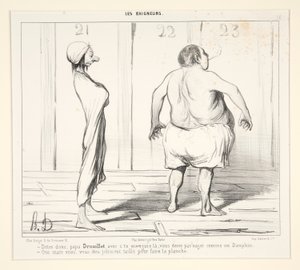 Si det, pappa Drouillet, med ca av Honoré Daumier