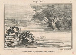 Underholdning ... fornyet fra grekerne av Honoré Daumier