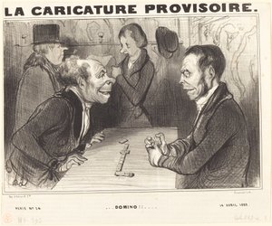 Domino!! av Honoré Daumier