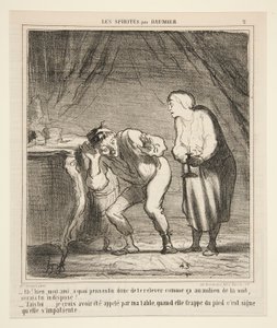 Hei! Vel, min venn, hva synes du om å stå opp slik? av Honoré Daumier