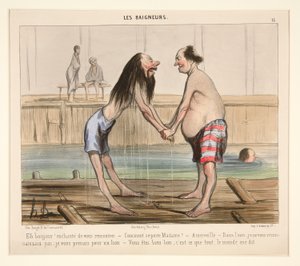 Hei hei! hyggelig å møte deg av Honoré Daumier