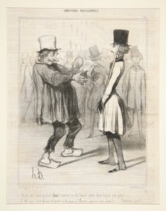 Eh, de er med av Honoré Daumier