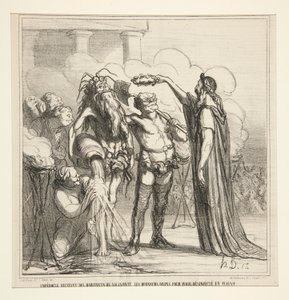 Empedokles mottar av Honoré Daumier