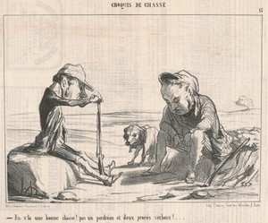 Her er en god jakt! ... av Honoré Daumier