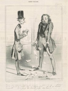 Fortsatt mine kreditorer, alltid... av Honoré Daumier