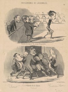 Inntreden i klassen til den unge Estancelin av Honoré Daumier
