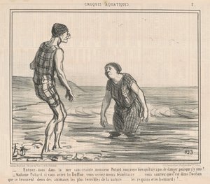 Gå ut i havet uten frykt... av Honoré Daumier