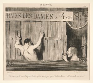 Unnskyldning; blikk av Honoré Daumier