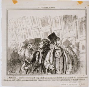 Utstilling av 1859 - Min kone... Som vi ikke ville ha gjort av Honoré Daumier