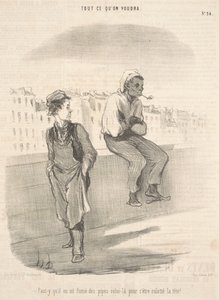 Han må ha røkt pipe den der av Honoré Daumier