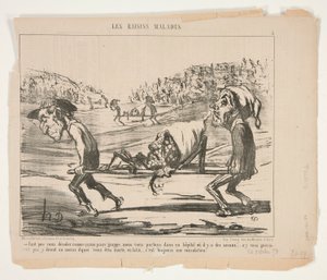 Du må ikke angre sånn, stakkars av Honoré Daumier
