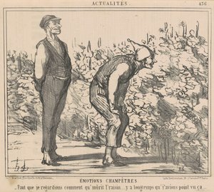Jeg må se hvordan druen modnes... av Honoré Daumier
