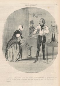 Stor tigger gå! Jeg vil gjerne se deg der av Honoré Daumier