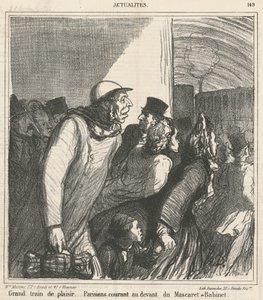 Kjempe gøy tog av Honoré Daumier