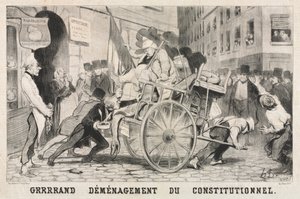 Stor fjerning av det konstitusjonelle etablissementet av Honoré Daumier