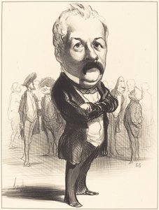 Gustave Sautayra av Honoré Daumier
