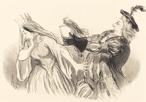 Hamlet av Honoré Daumier