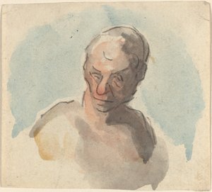Leder av en mann av Honoré Daumier