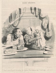 Eh! mens han ser på cervelas... av Honoré Daumier