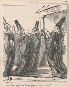 I går nålepistolen, dem i morgen... av Honoré Daumier