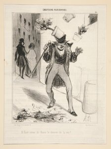 Vi må så blomster livsstilen! av Honoré Daumier