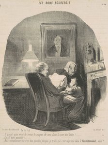 Det ser ut til at vi nettopp har sett sjøormen igjen... av Honoré Daumier