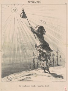 De vil gjerne slukke til solen av Honoré Daumier