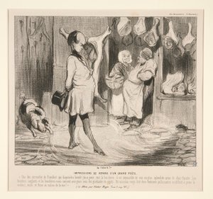 Reiseinntrykk av av Honoré Daumier