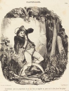 Ulempe for en eier å ikke... av Honoré Daumier