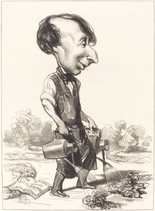 J. Alexandre Bixio av Honoré Daumier
