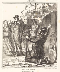 Det pleide å være annerledes av Honoré Daumier