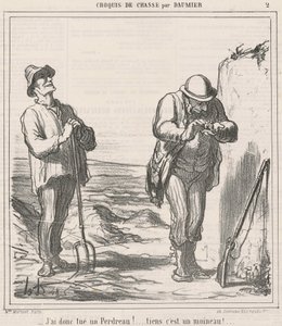 Så jeg drepte en rapphøne! av Honoré Daumier