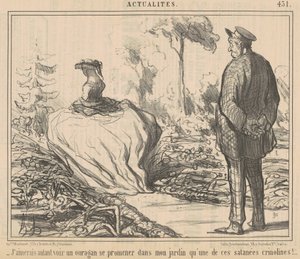 Jeg vil gjerne se en orkan... av Honoré Daumier