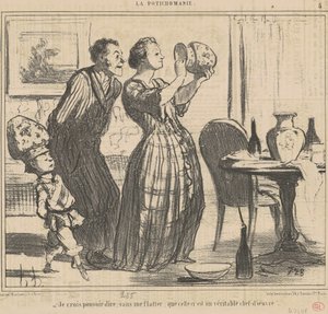 Jeg tror jeg kan si det uten å smigre meg selv... av Honoré Daumier