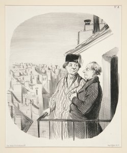 Jeg sitter litt høyt av Honoré Daumier