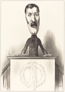 Jules Bastide av Honoré Daumier