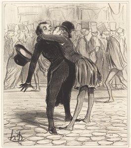 høyskolevenn av Honoré Daumier