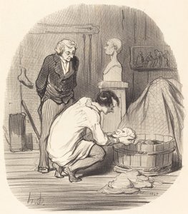 Kunstneren - det er det!... av Honoré Daumier