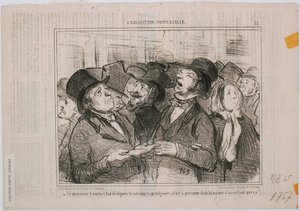 Verdensutstillingen: Denne herr Courbet lager ... vulgære figurer av Honoré Daumier