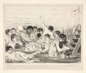 Seinen er en elv som har sitt utspring i departementet Cote d av Honoré Daumier