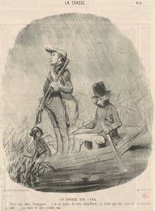 Jakt på vannet av Honoré Daumier