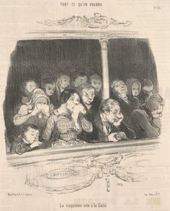 Femte akt har munterhet av Honoré Daumier