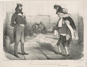 Retten yter tjenester og ikke dommer! av Honoré Daumier