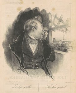 Den grillede hytta av Honoré Daumier
